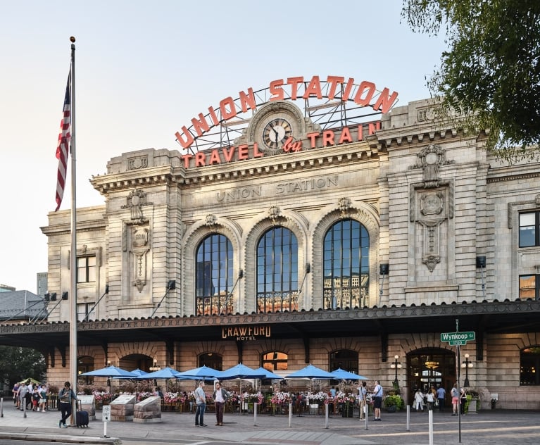 exterior view of denver union station