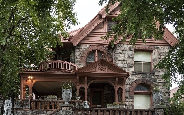 Exterior view of the Molly Brown House Museum in Denver, Colorado